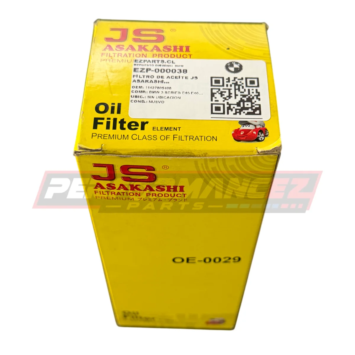 Filtro de aceite JS Asakashi OE0029 BMW Serie 3/5/6/7/X3/X5/X6 M57 (2002-2013)(11427805408)